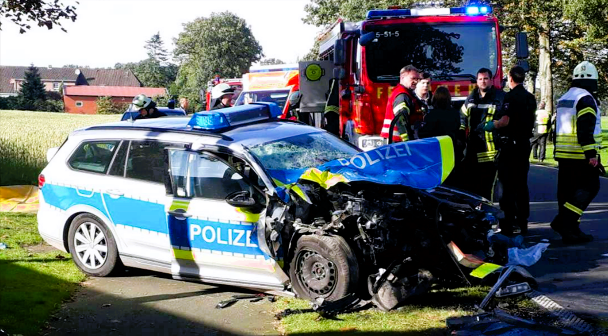 Horror-Unfall! Polizeiwagen überfährt Kind! Trauriger Unfall erschüttert Rettungskräfte
