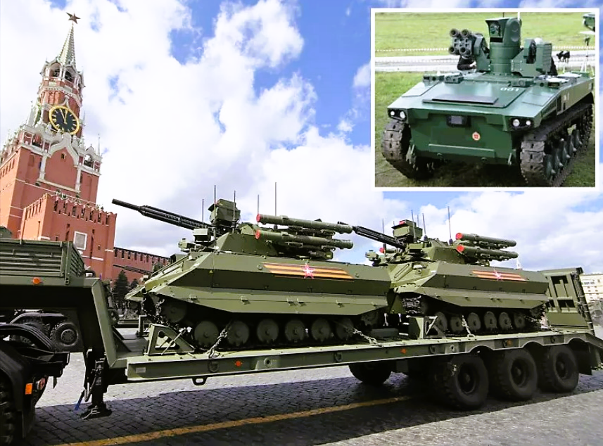 Russland zeigt erstmals Roboter-Panzer während Manöver! Beängstigendes Video aufgetaucht